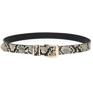 Women's Skinny Waist Belts For Jeans Dress, Pu Leather Pin Buckle Thin Belt💐